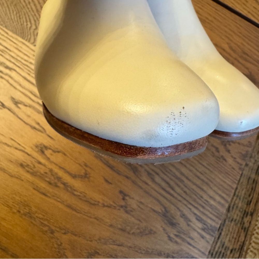 Nisolo Cream‎ Bone Leather All Day Mules Women’s Size 8 Modern Western Timeless - Picture 7 of 10